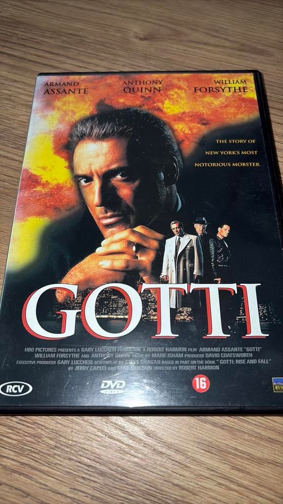 Gotti met Armand Assante, Anthony Quinn en William Forsythe., Vanaf 16 jaar, Ophalen of Verzenden, Zo goed als nieuw, Actiethriller