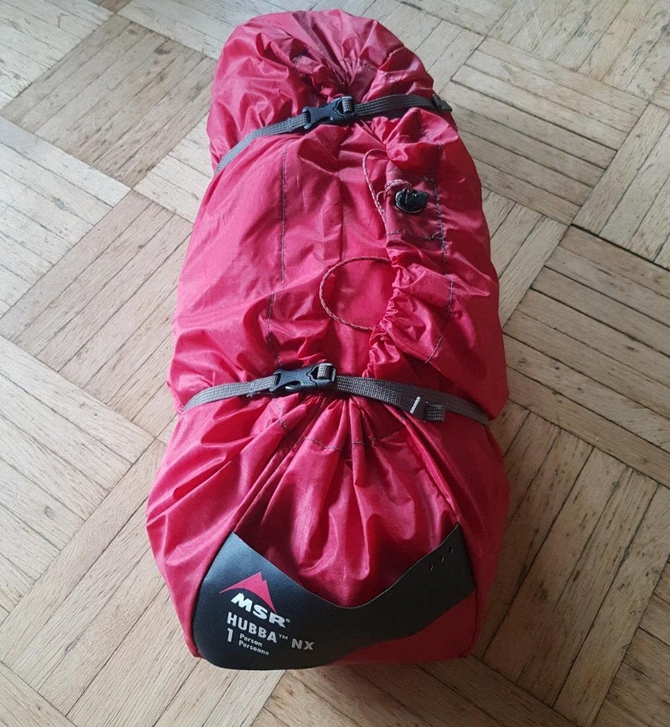 Tent MSR Hubba NX 1P + Footprint, Ophalen of Verzenden, Zo goed als nieuw