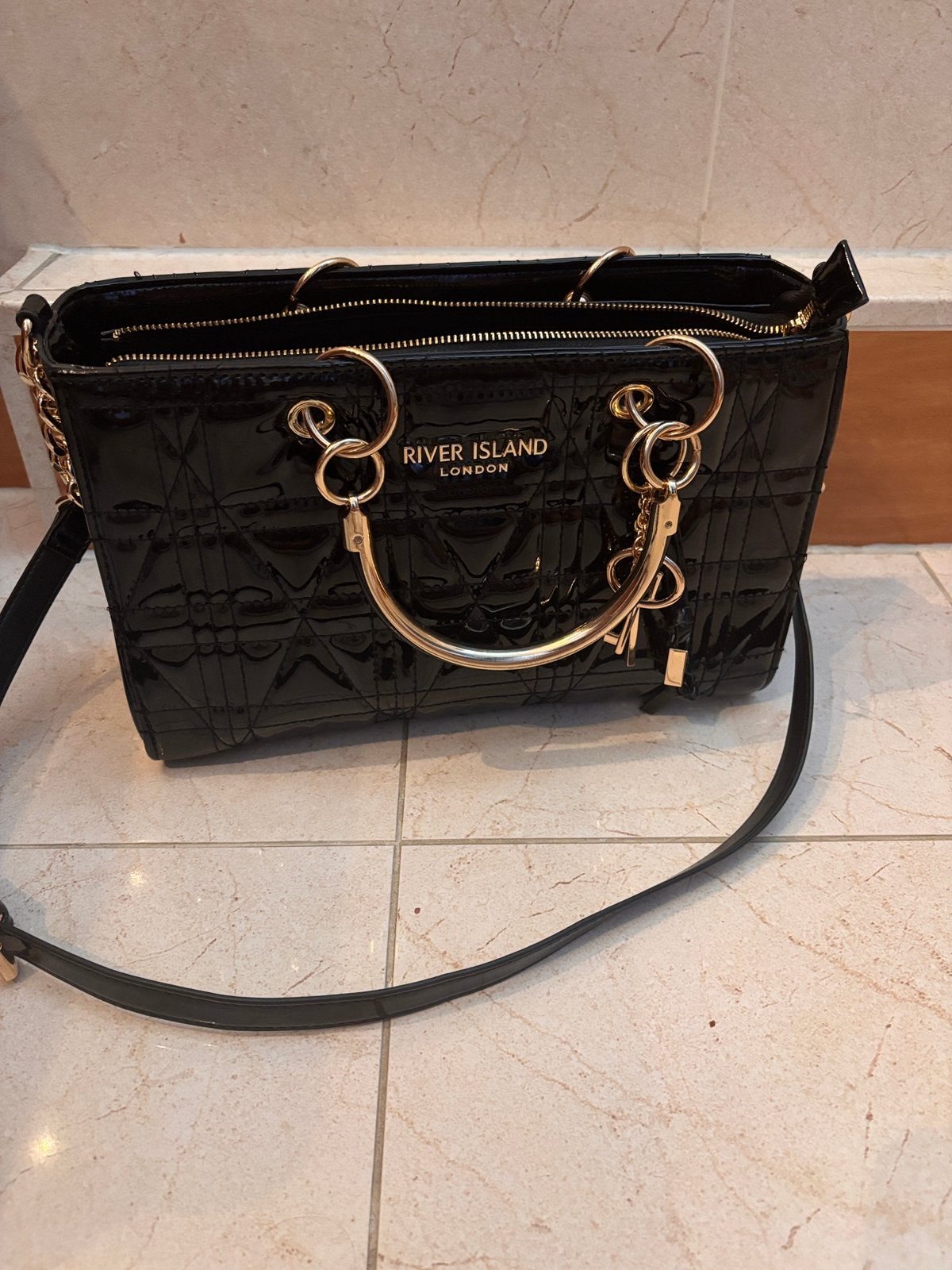 River island tas, Ophalen of Verzenden, Zo goed als nieuw, Handtas