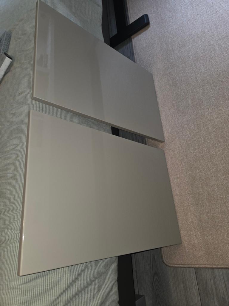 ikea besta SELSVIKEN hoogglans beige,, Ophalen, Gebruikt, 100 tot 150 cm, Industrieel, Modern