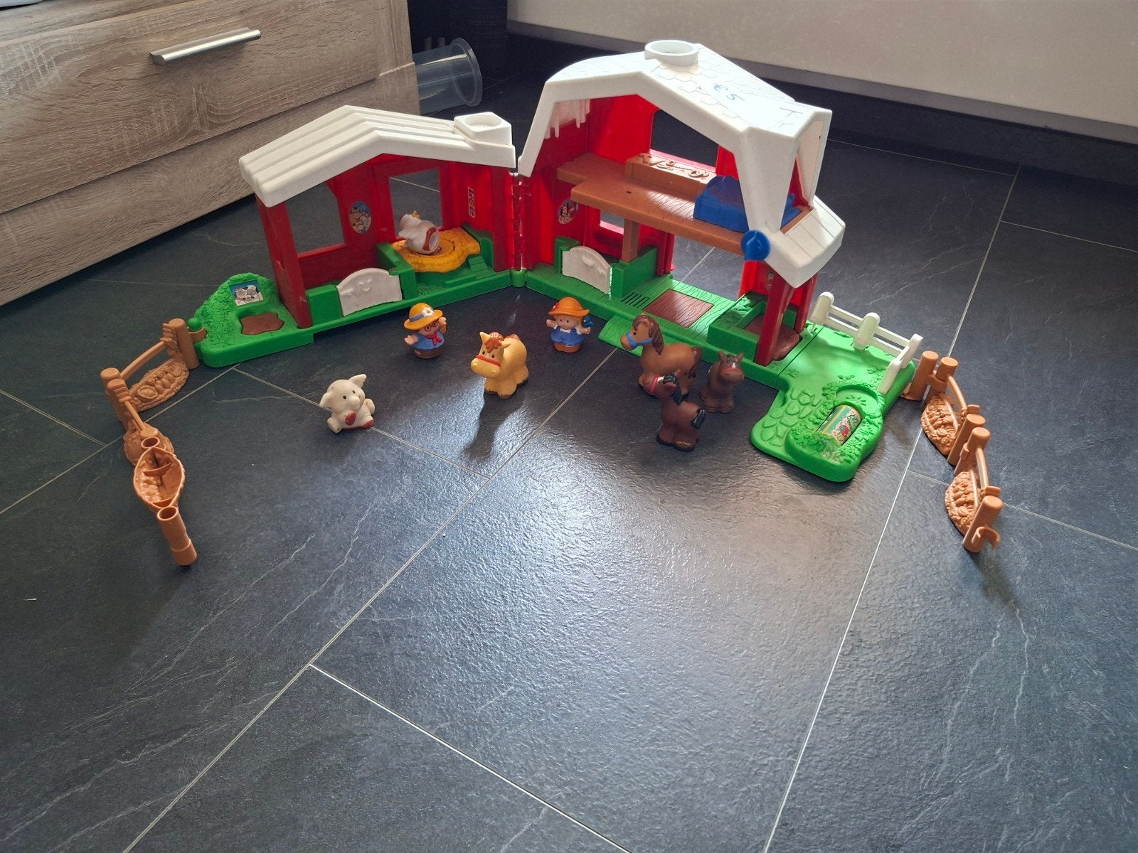 Speelboerderij, Ophalen, Gebruikt