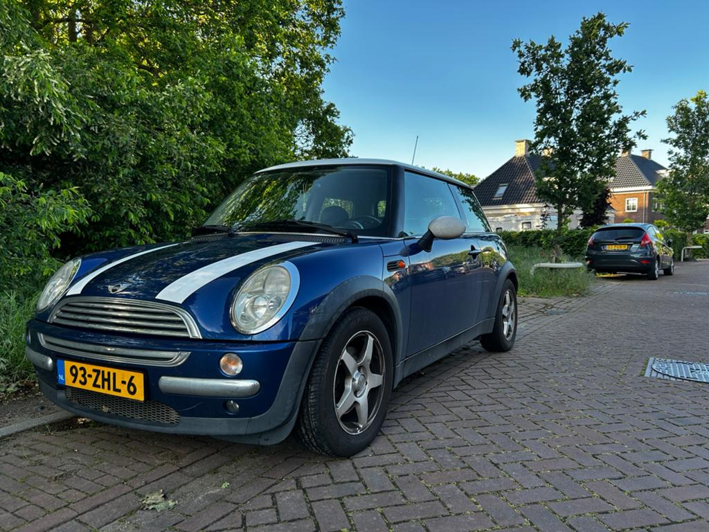Mini 1.6 16V Cooper 2004 Blauw, Voorwielaandrijving, 4 cilinders, Handgeschakeld, Particulier