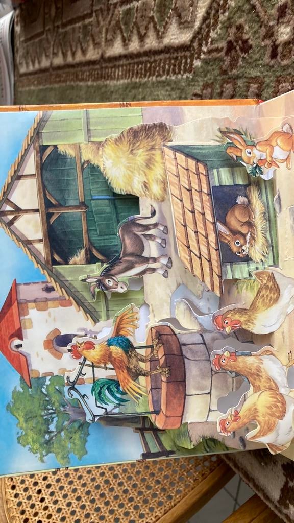 De boerderij.  Pop boek, Ophalen of Verzenden, Zo goed als nieuw