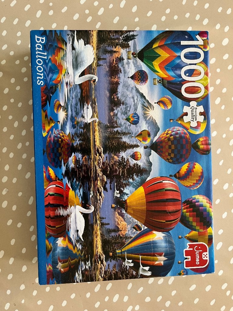 Puzzel balloons jumbo 1000 stukjes, Ophalen, 500 t/m 1500 stukjes, Zo goed als nieuw
