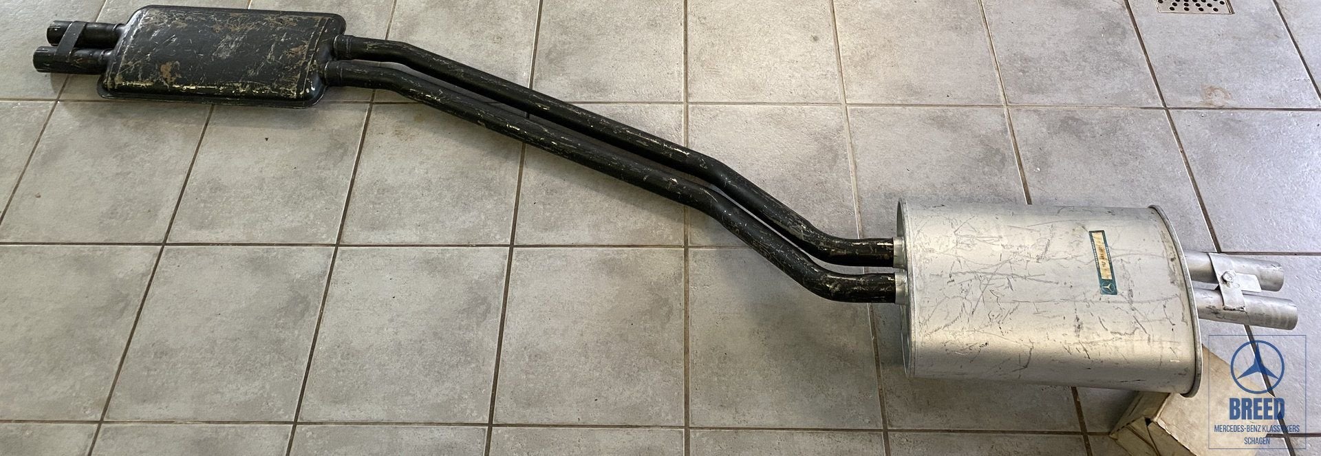 NOS uitlaat voor Mercedes-Benz R107 280SL 350SL 450SL, Auto-onderdelen, Ophalen, -, Nieuw, -