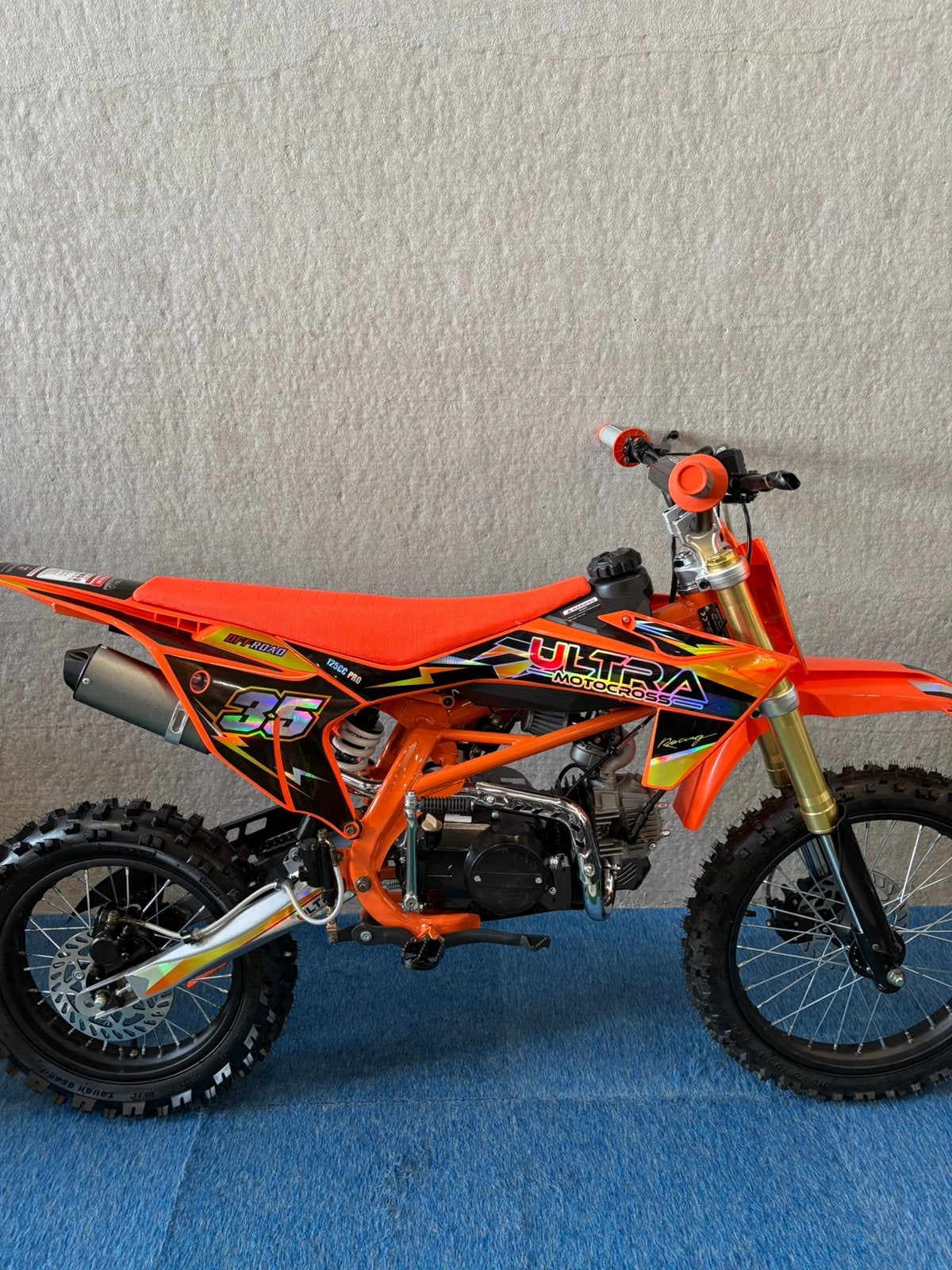 Nieuwe 125CC pitbike 4-takt/schakel//4 kleuren, Ophalen, Ultra, Massakassa100@gmail.com, Massakassa