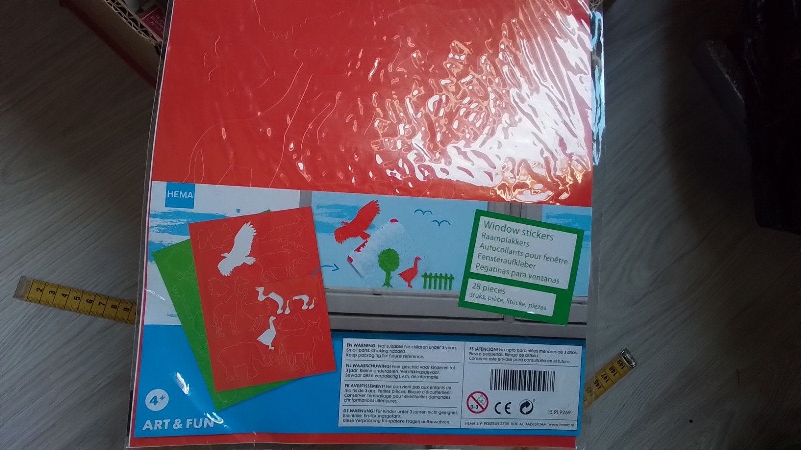 raamstickers, Ophalen of Verzenden, Nieuw, Meerdere stickers