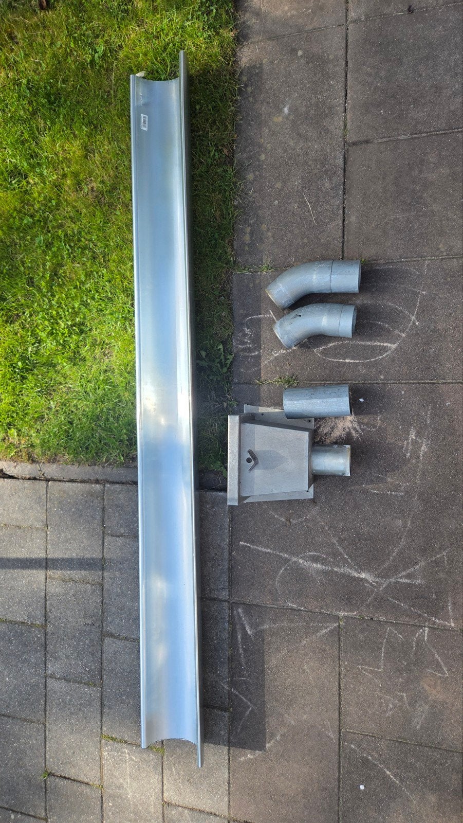 RHEINZINK Dakgoot en Afvoeronderdelen, Ophalen of Verzenden, Minder dan 2 meter, 80 mm of meer, Dakgoot