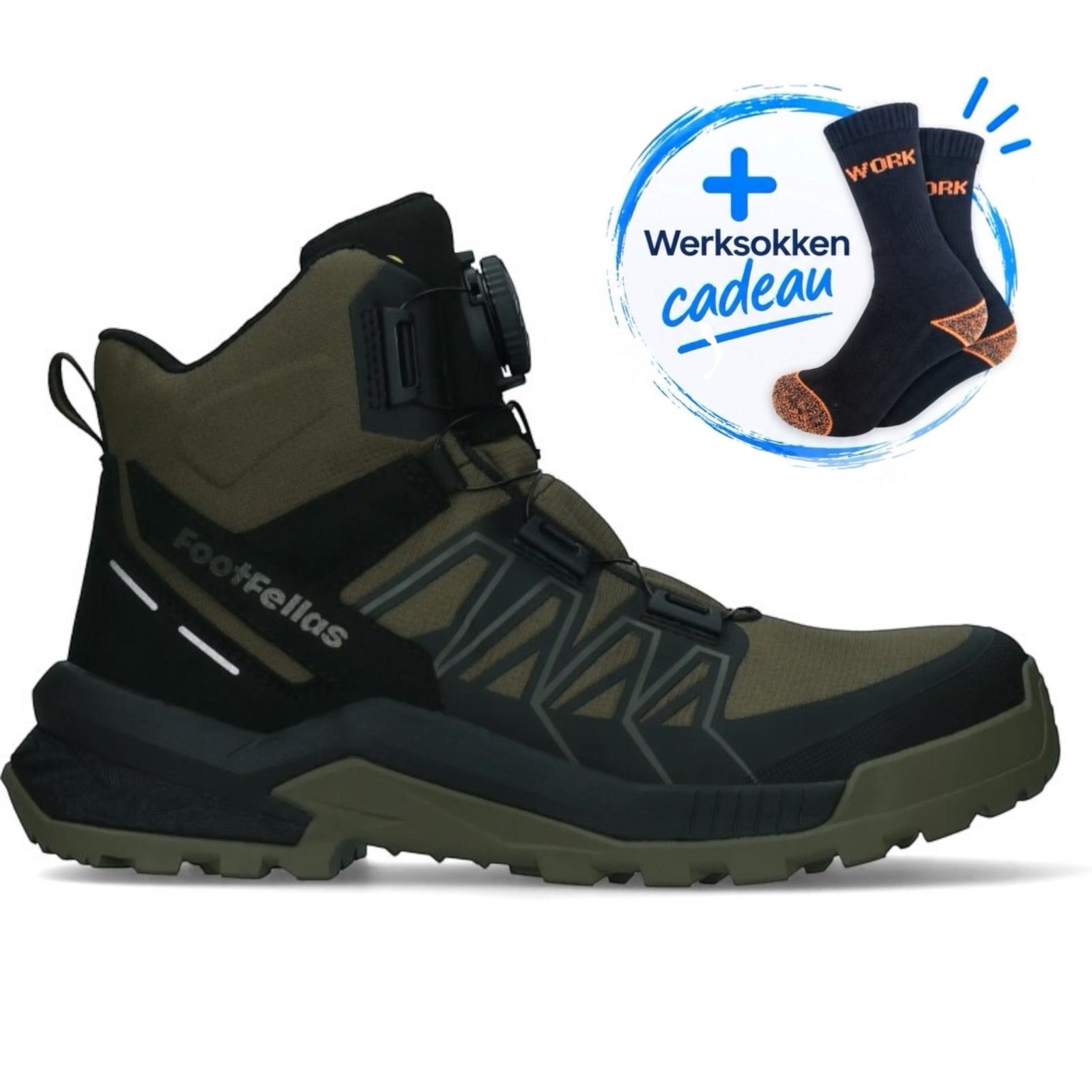 FootFellas Mike S7S Werkschoenen BOA Waterdicht 39-48, Kleding | Heren, Werkschoenendeal, Overige kleuren, Marktplaats@werkschoenendeal.nl