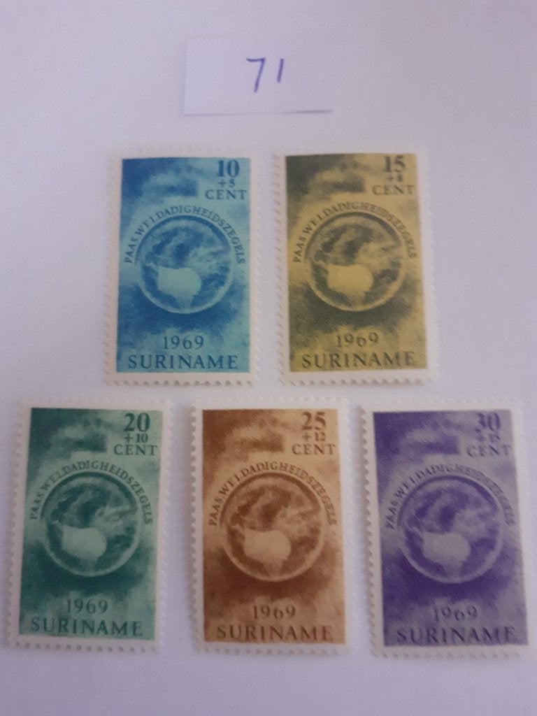 Suriname, Verzenden, Postfris