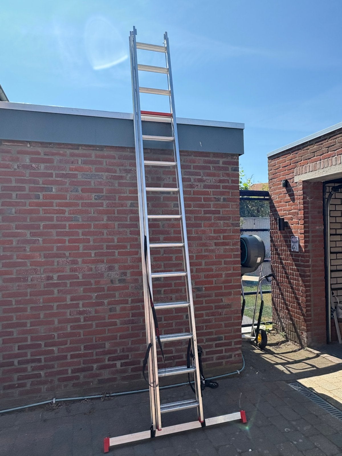 Altrex Reformladder All Round 2x14 treden - Z.G.A.N., Ophalen, Zo goed als nieuw, Ladder, Opvouwbaar of Inschuifbaar