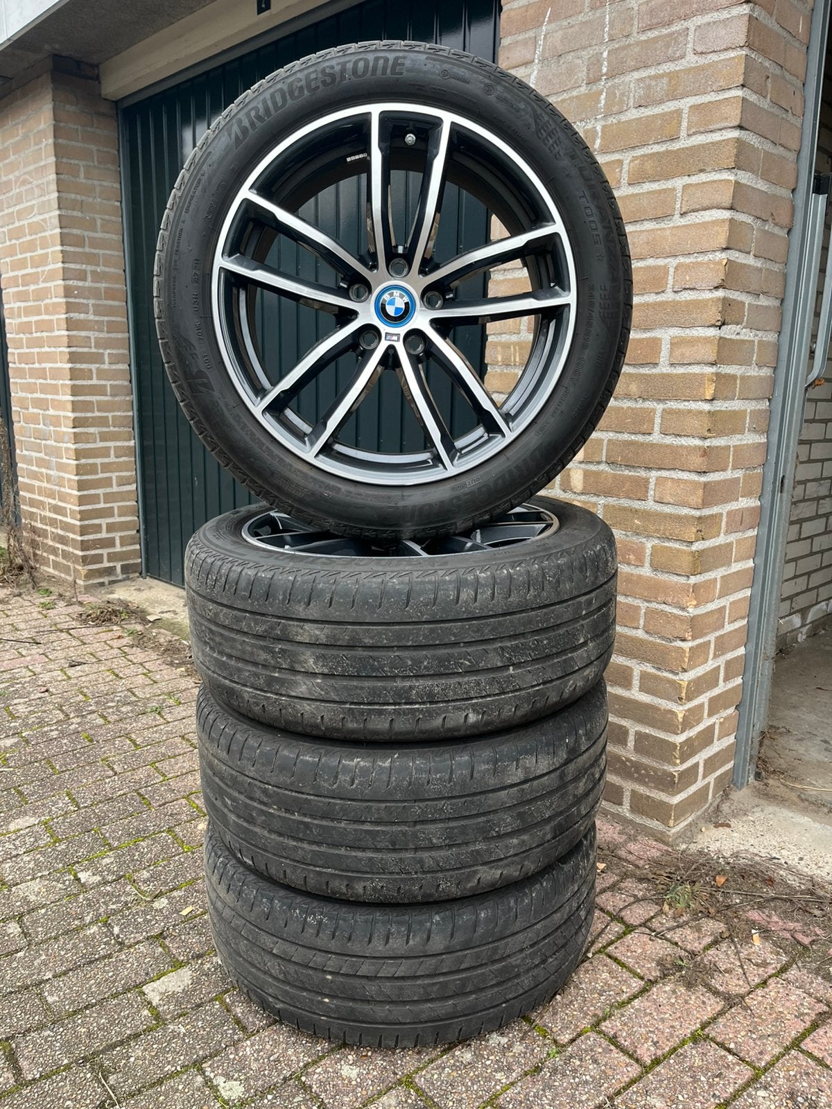 BMW Styling 662 M zomerset met goede banden 245 45 18, 18 inch, Banden en Velgen, Ophalen of Verzenden, Zomerbanden