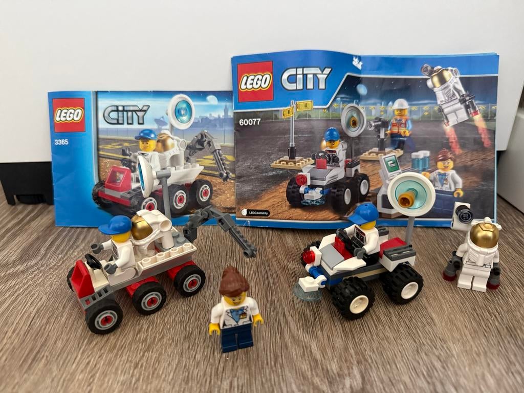 LEGO City Ruimtevaart Set: 3365 & 60077 met Minifiguren, Ophalen, Gebruikt, Lego, Space