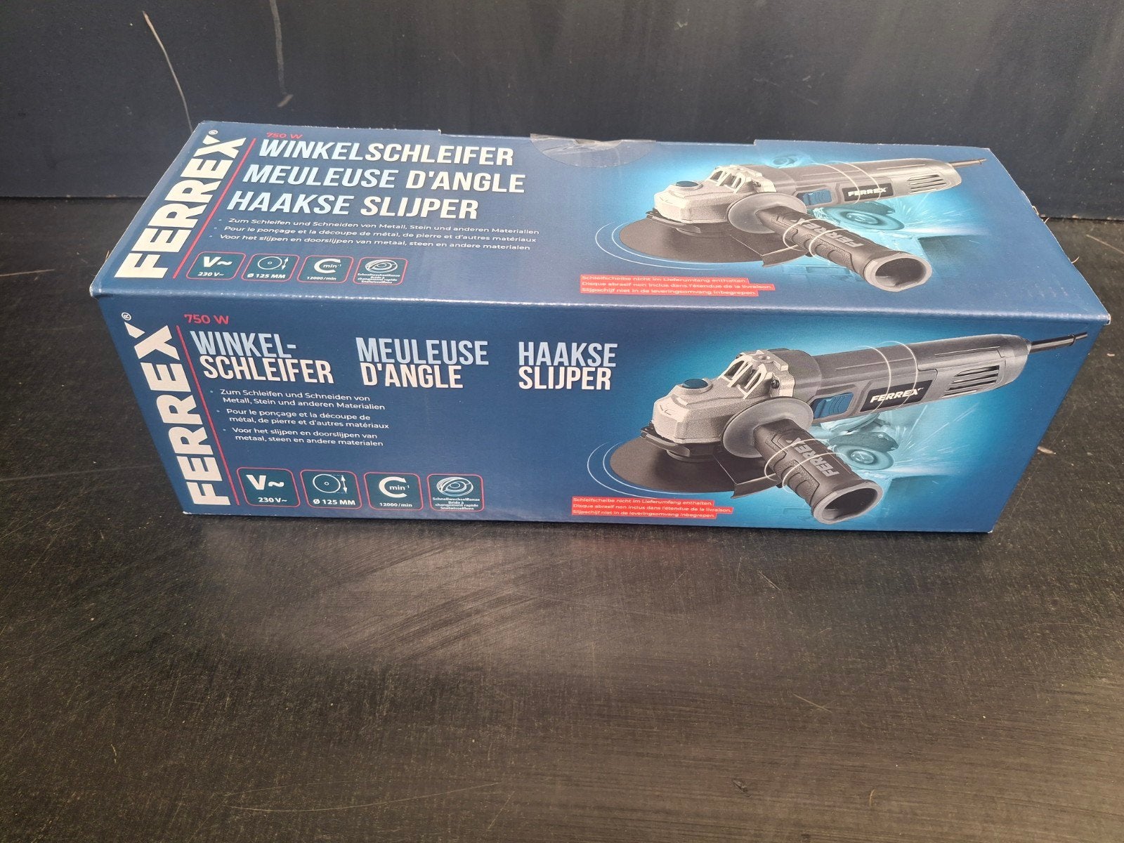 Ferrex Haakse Slijper 750W - Nieuw in Doos, Nieuw, Ferrex, Ophalen of Verzenden, Onbekend