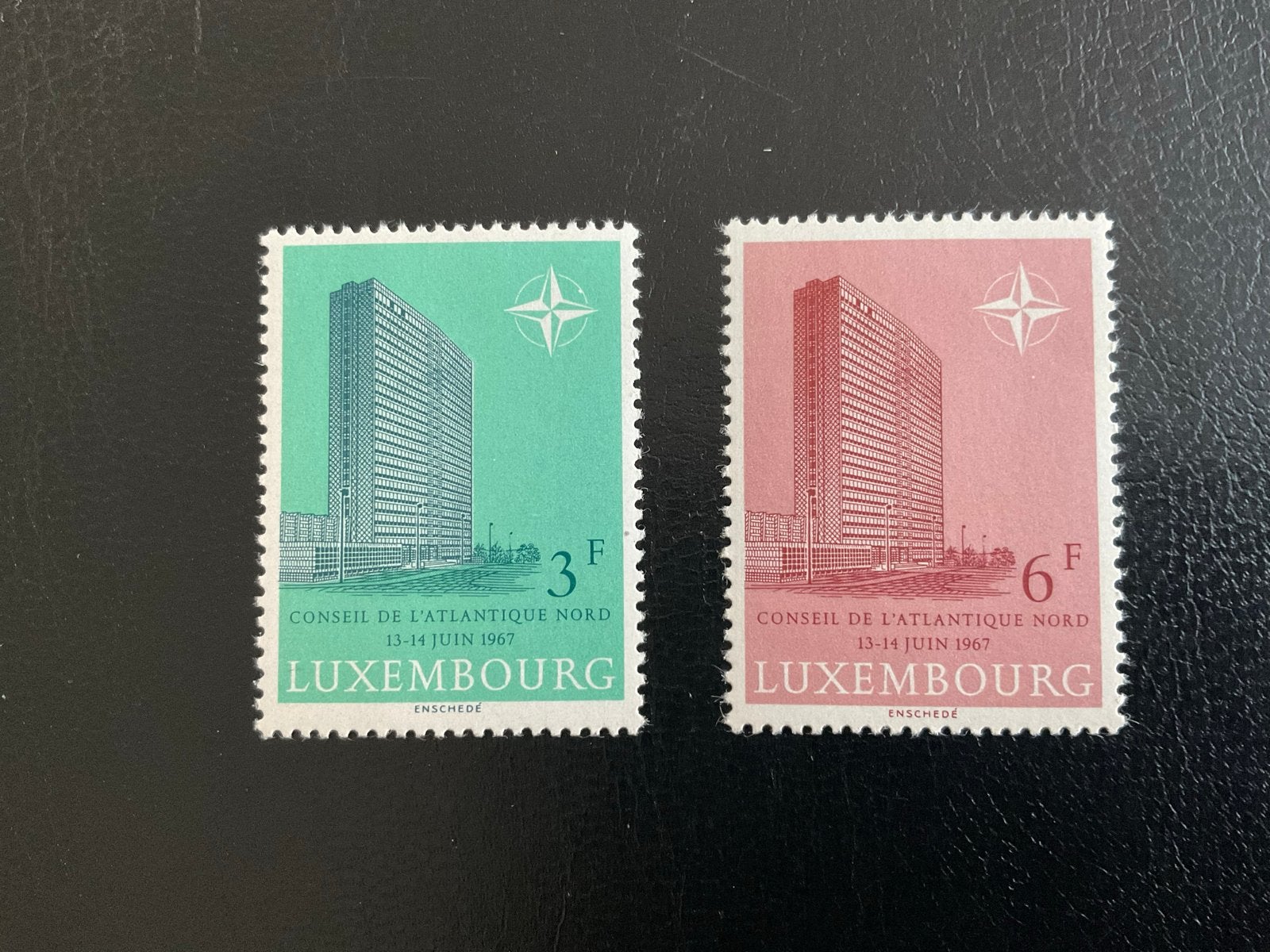 Luxemburg 1967 NAVO Raad bijeenkomst postzegels (Michel 751-, Verzenden, Luxemburg