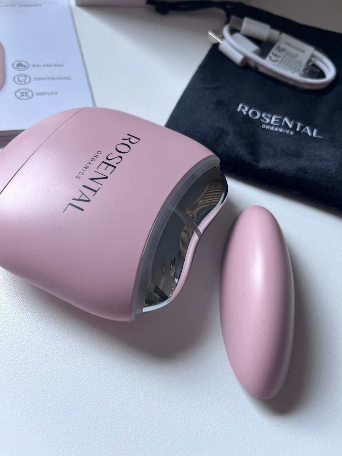 Rosental EMS GUA SHA Beauty Tool met Lichttherapie, Verzenden, Zo goed als nieuw, Overige typen
