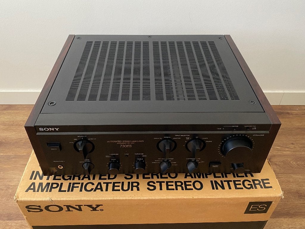 Sony TA-F730 ES Versterker, Ophalen of Verzenden, Zo goed als nieuw, 120 watt of meer, Sony