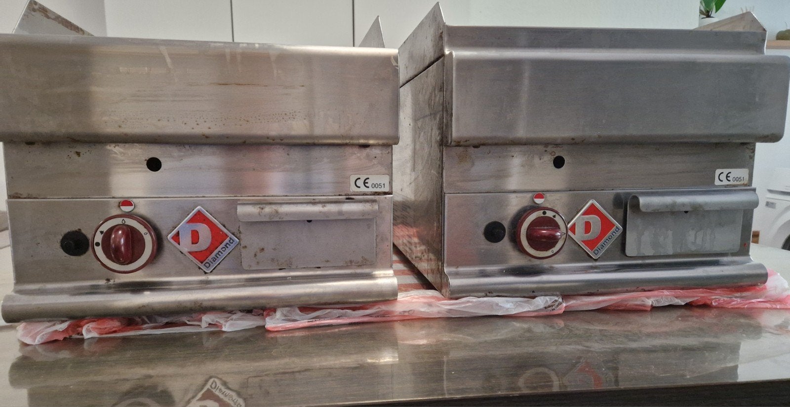 Lavagrill (steengrill) Gas diamond +plaatgrill Gas diamond, Ophalen, Koelen en Vriezen