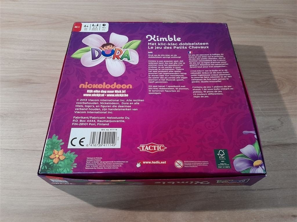 Kimble Dora - s5643, Hobby en Vrije tijd, Gezelschapsspellen | Bordspellen, Verzenden, Zo goed als nieuw