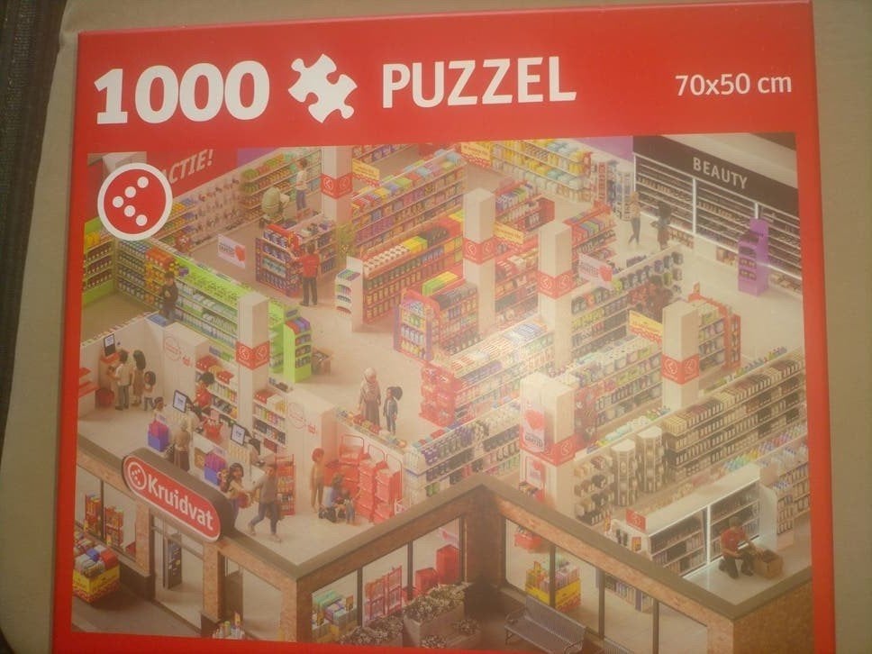 Kruidvat puzzel 1000 stukjes - Kun jij Koko vinden?, Ophalen of Verzenden, 500 t/m 1500 stukjes, Nieuw