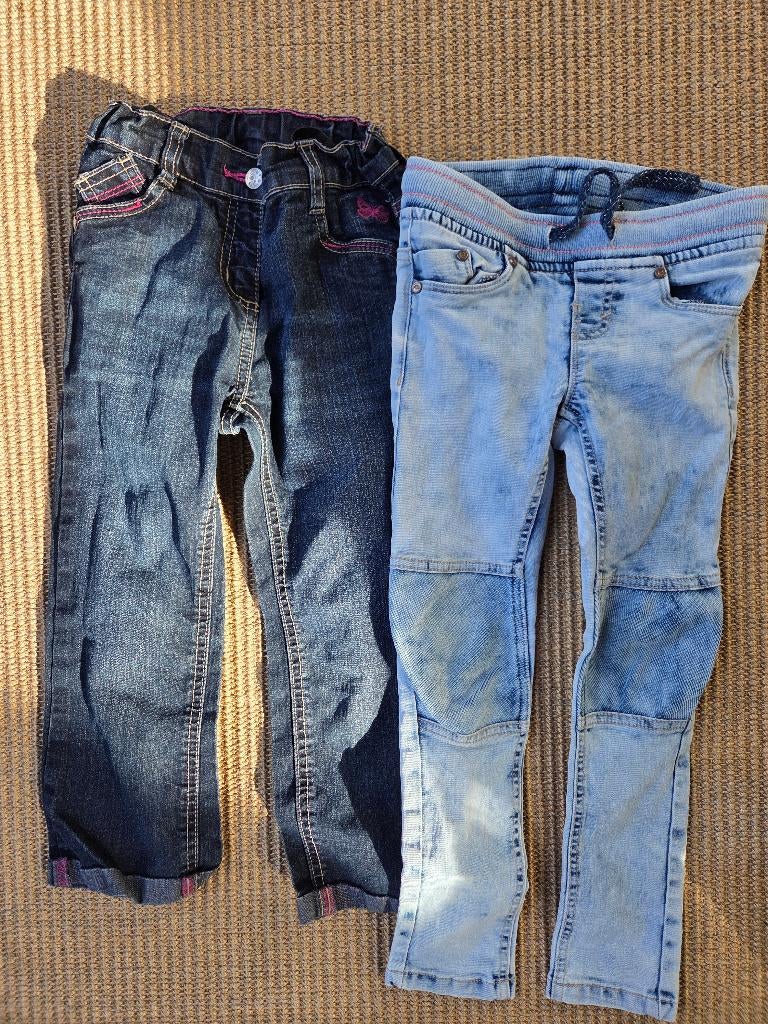 2 jeansbroeken maat 116, Broek, Gebruikt, Meisje, D-Zine