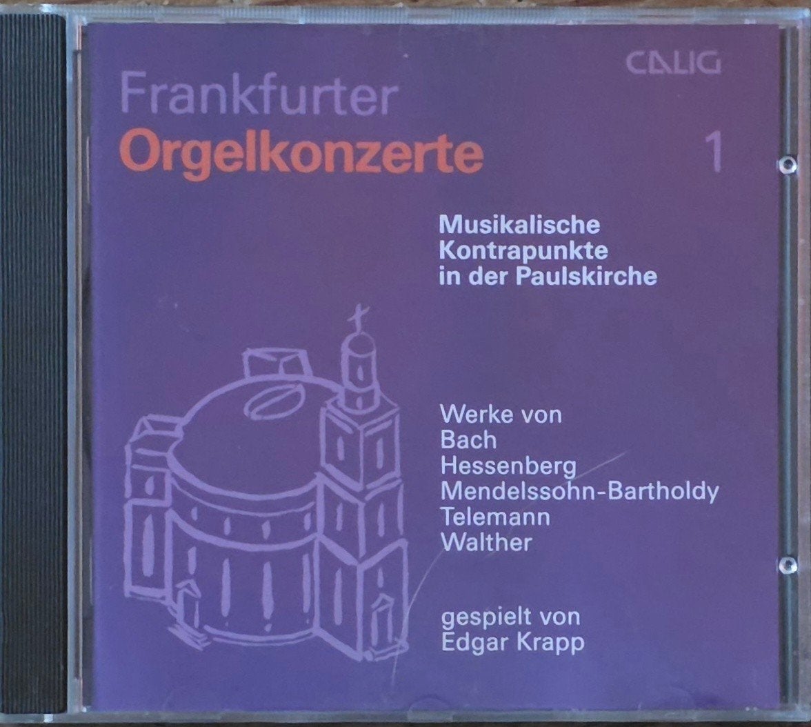Frankfurter Orgelkonzerte - Edgar Krapp (CD), Cd's en Dvd's, Ophalen of Verzenden, Barok, Zo goed als nieuw, Orkest of Ballet