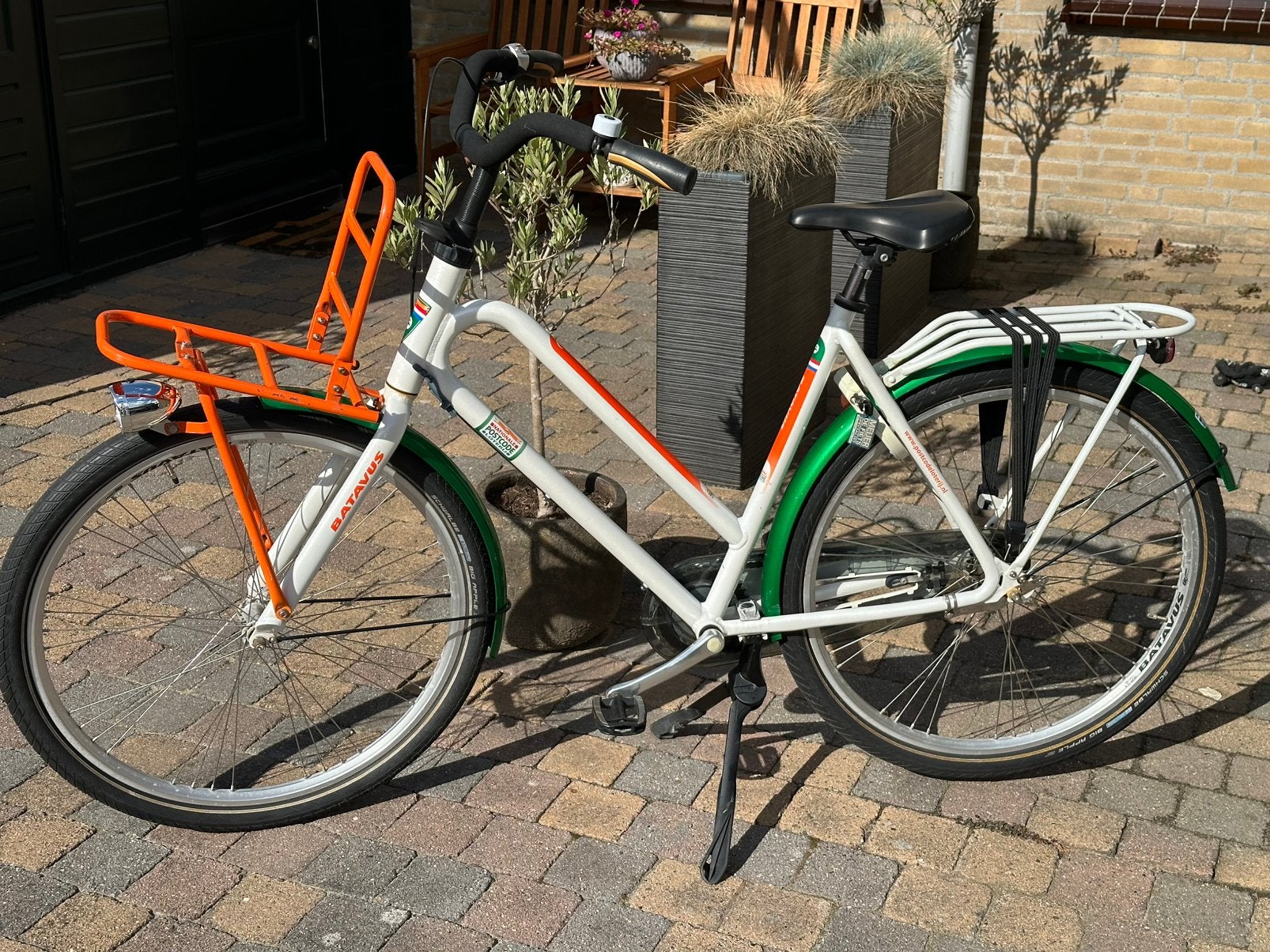Batavus damesfiets postcodeloterij, Fietsen en Brommers, Fietsen | Dames | Damesfietsen, Ophalen, Terugtraprem, (Extra) lage instap