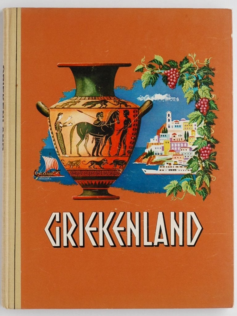 Griekenland - Douwe Egberts Plaatjesalbum jaren 60, Boeken, Ophalen of Verzenden, Zo goed als nieuw, Henrik Scholte, Plaatjesalbum