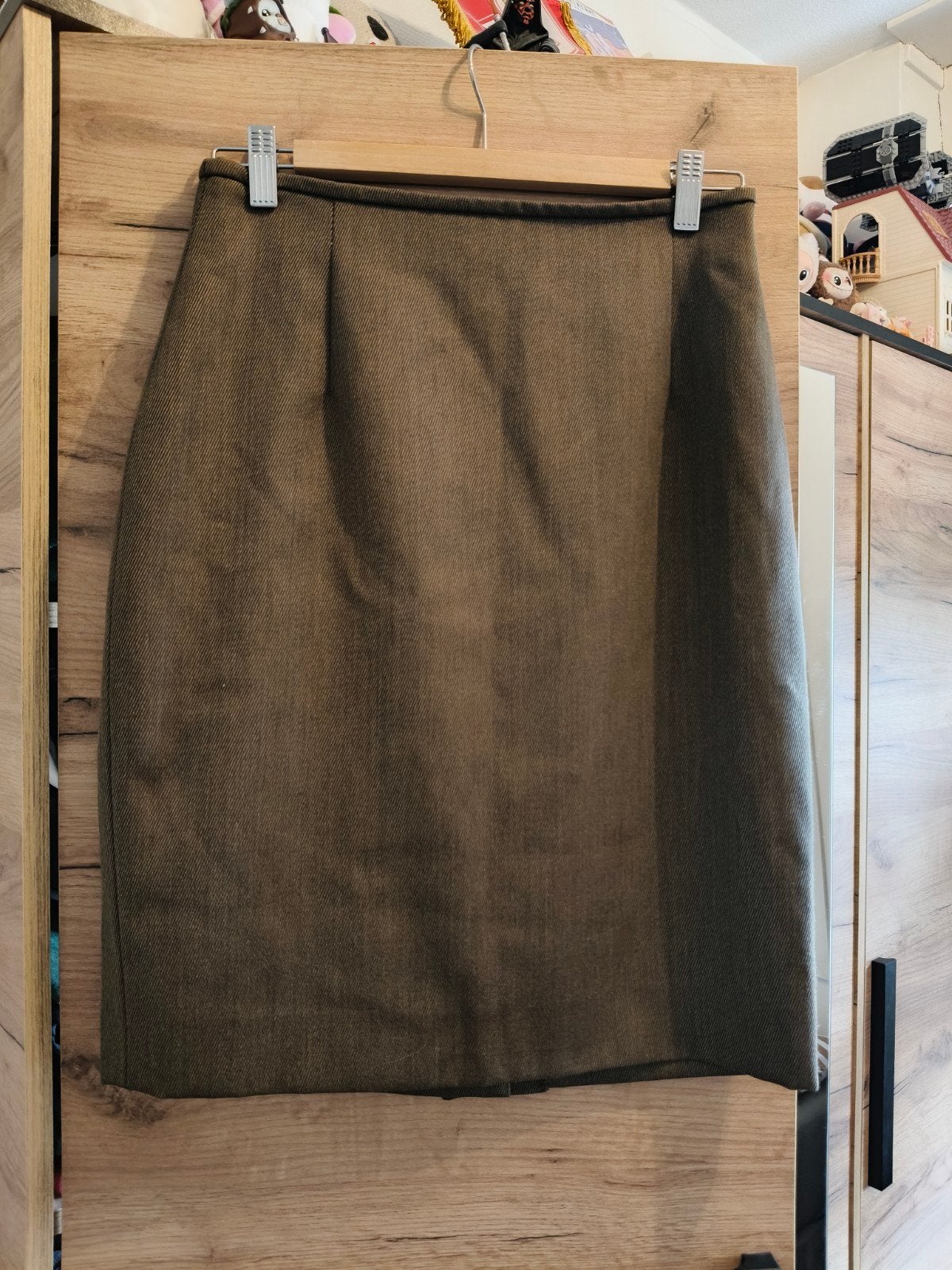 Burberry London Vintage Rok 100% Scheerwol - Maat M, Kleding | Dames, Rokken, Burberry London, Ophalen of Verzenden