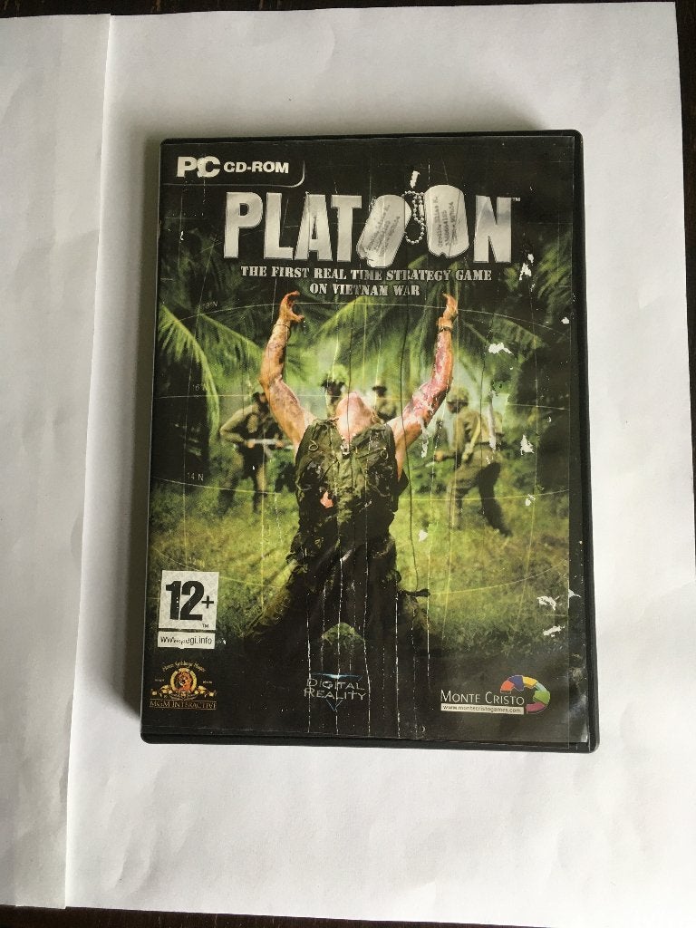 platoon pc game monte cristo mgm, Avontuur en Actie, 1 speler, Ophalen of Verzenden, Zo goed als nieuw