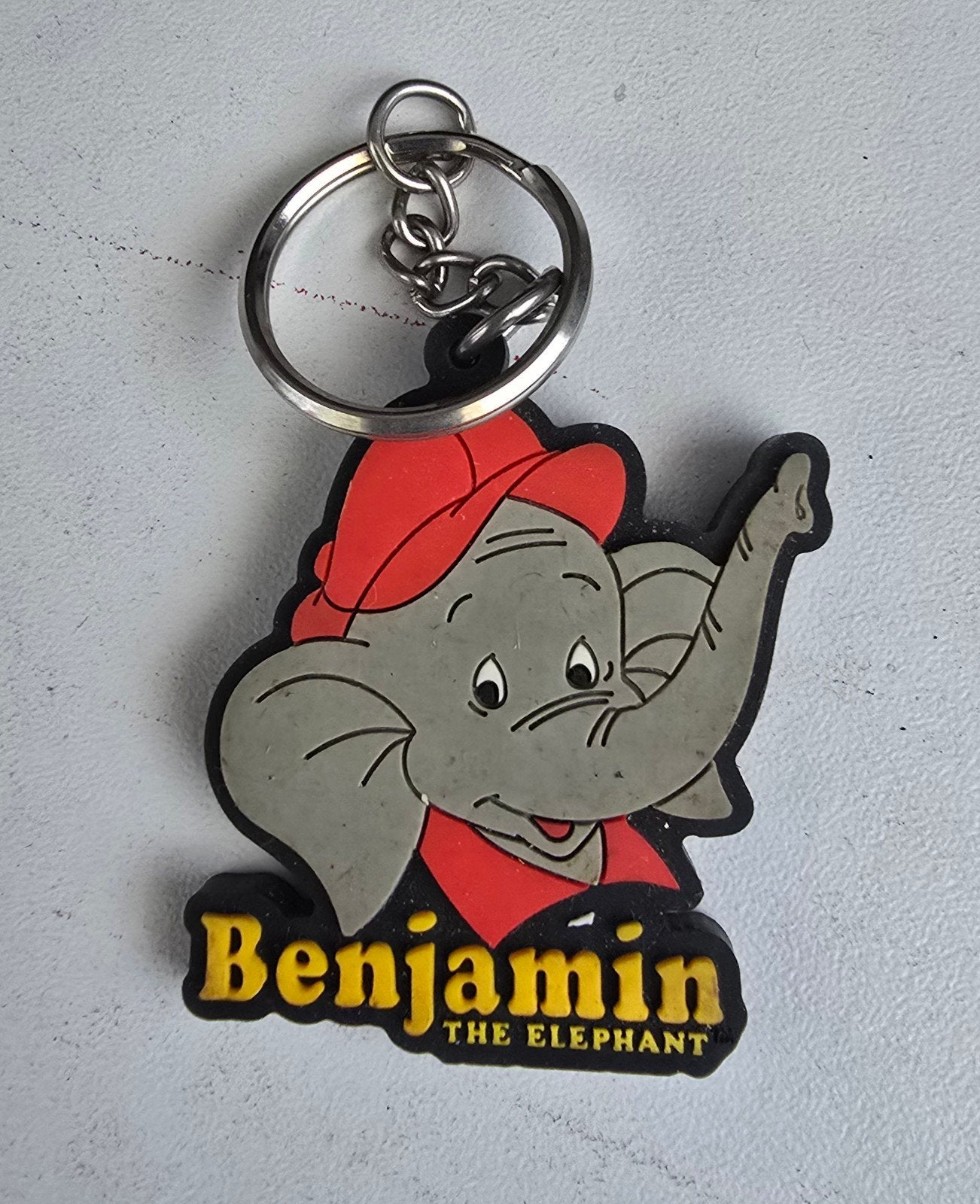 Sleutelhanger Benjamin de Olifant - Vintage, Ophalen of Verzenden, Gebruikt, Knuffel of Figuurtje