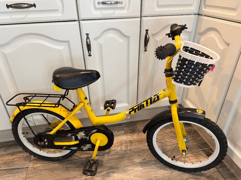 Prima 16 inch kinderfiets met mandje, Fietsen en Brommers, Terugtraprem, Ophalen, Overige merken, 16 tot 20 inch