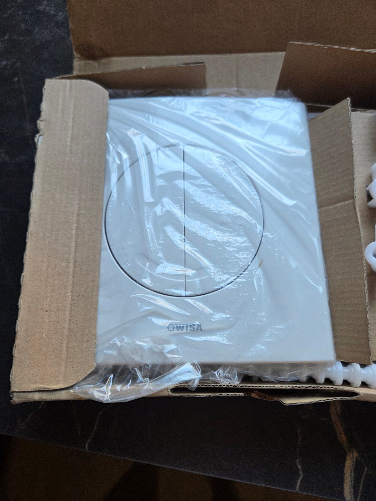 WISA  ARGOS Dual Flush Bedieningspaneel Wit voor Toilet, Ophalen of Verzenden, Nieuw, Toilet