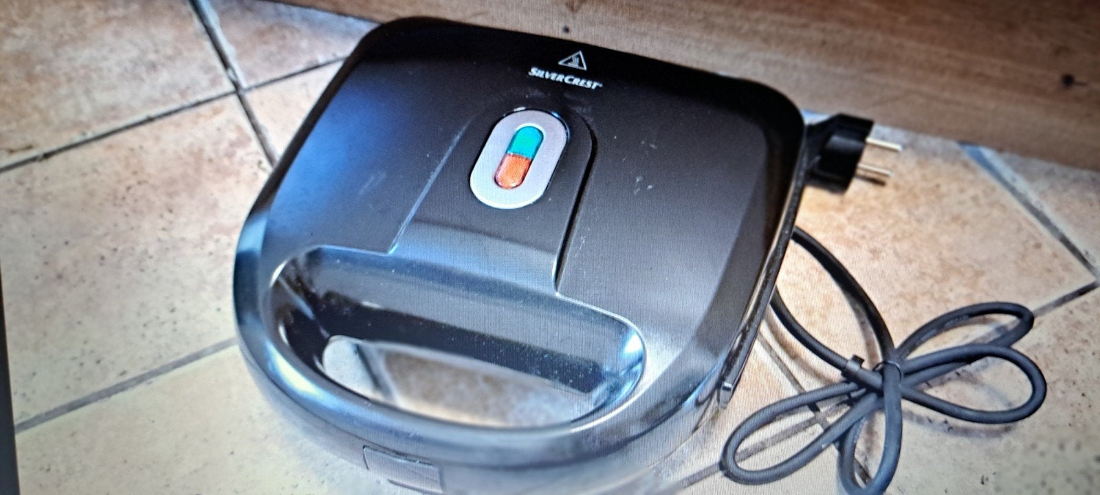 SilverCrest Sandwichmaker SSWM 700 B1 - Zo goed als nieuw, Ophalen of Verzenden, Zo goed als nieuw