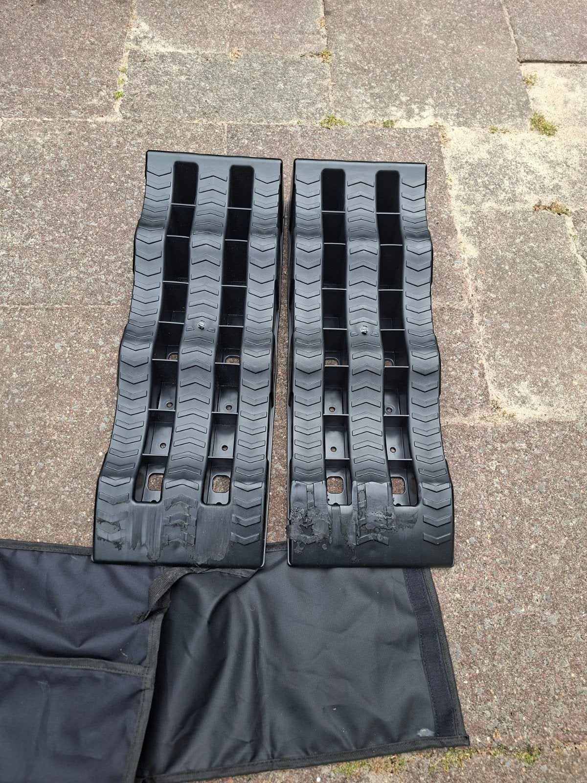 HBM 3000 Kg Oprijbokken Set Auto oprij blok blokken, Auto diversen, Ophalen