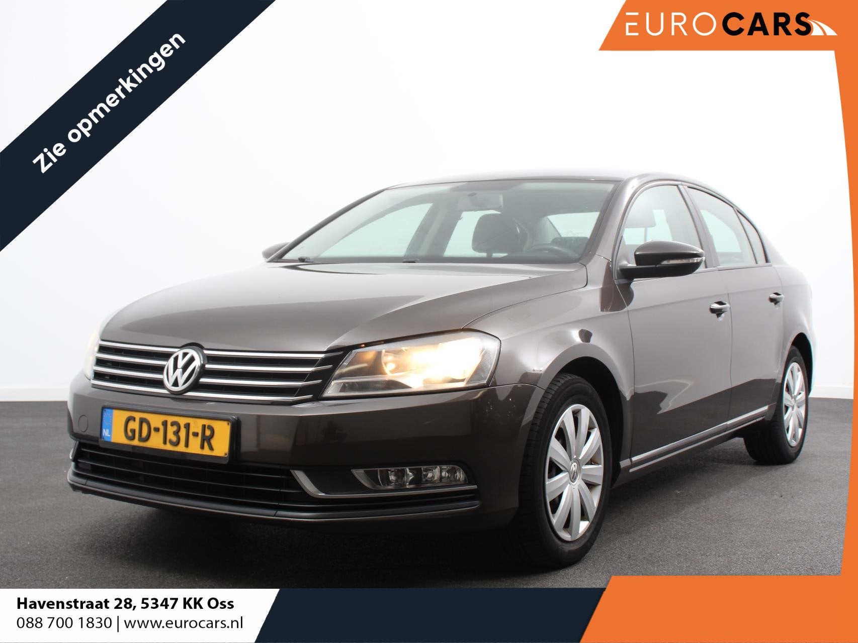 Volkswagen Passat 1.4 TSI Automaat Comfortline BlueMotion Ha, Auto's, Volkswagen, Euro 5, Zwart, Bruin, 122 pk