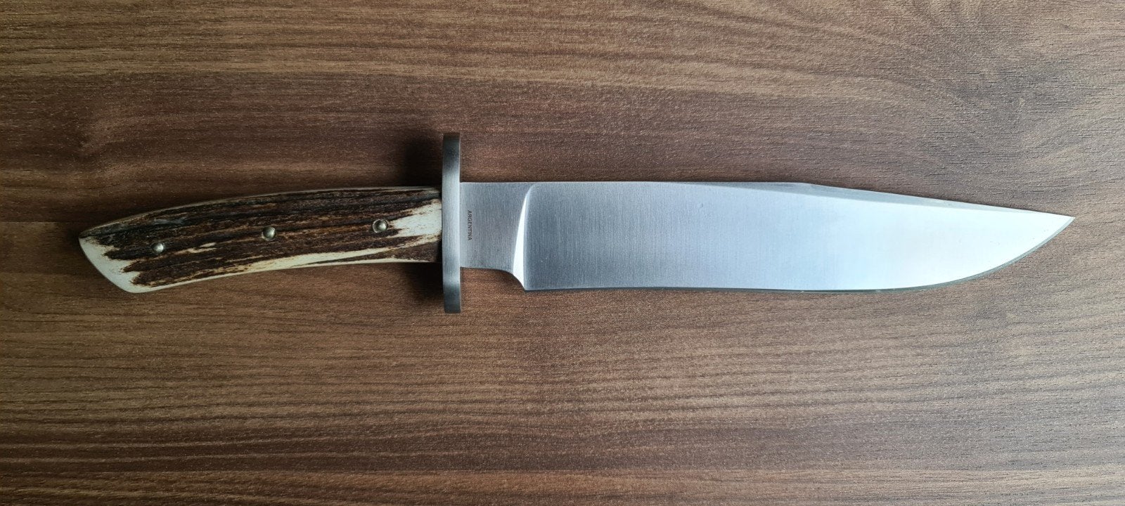 Böker Arbolito N695 Steel Jachtmes met Hertshoorn Handvat, Ophalen of Verzenden