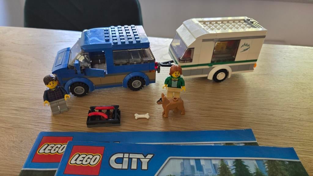 Lego 60117 busje en caravan, Compleet, City, Lego, Ophalen of Verzenden