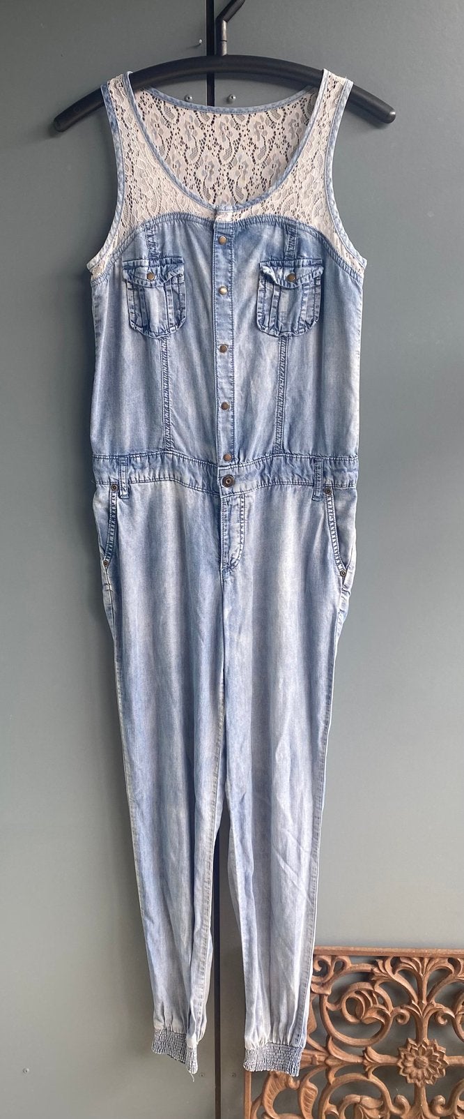 Leuke spijkerjumpsuit van RAINBOW..mt:36, B, A, C, Maat 36 (S)