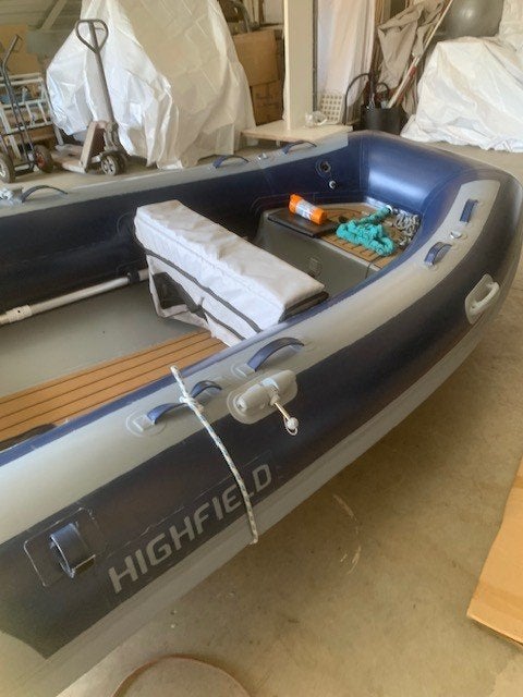 Highfield CL340 rubberboot, Watersport en Boten, Rubberboten, Zo goed als nieuw, Highfield, PVC, Motorslot, Opbergtas, Peddels