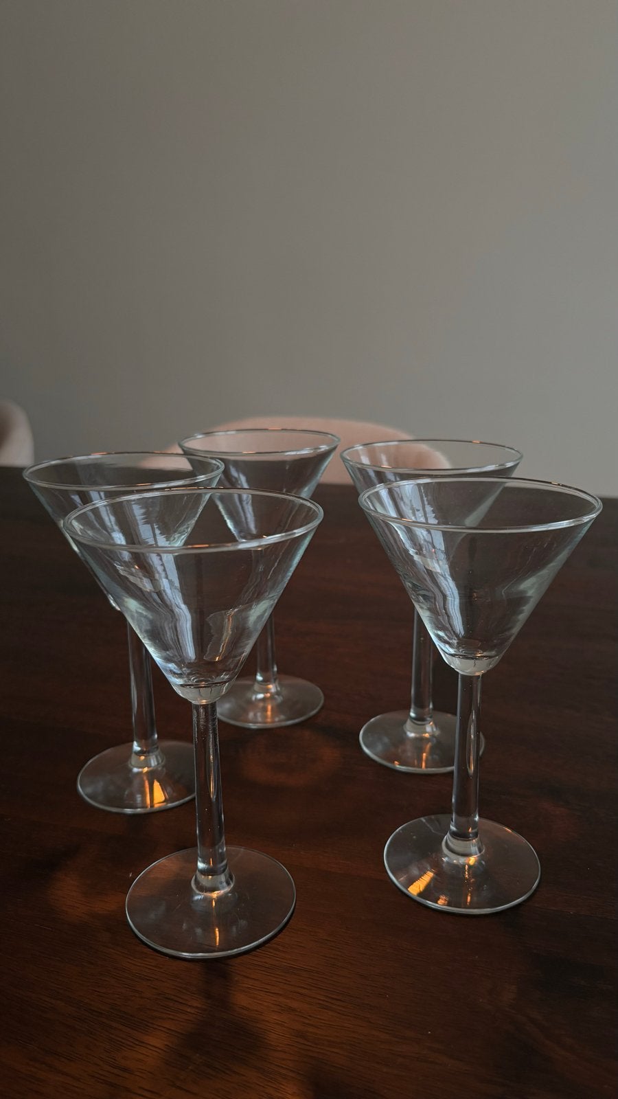 5 Vintage Durobor “Kentucky” cocktailglazen (jaren ’70/’80), Ophalen, Zo goed als nieuw, Overige merken, Glas