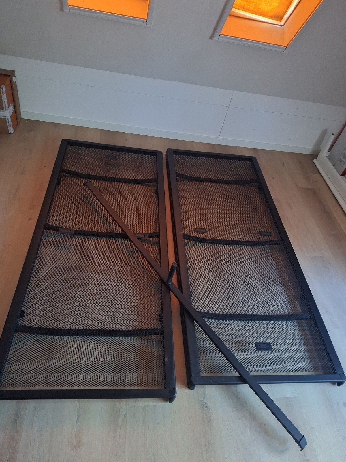 Auping bedbodemen 180x2100 cm, Ophalen, Gebruikt, 210 cm, Tweepersoons