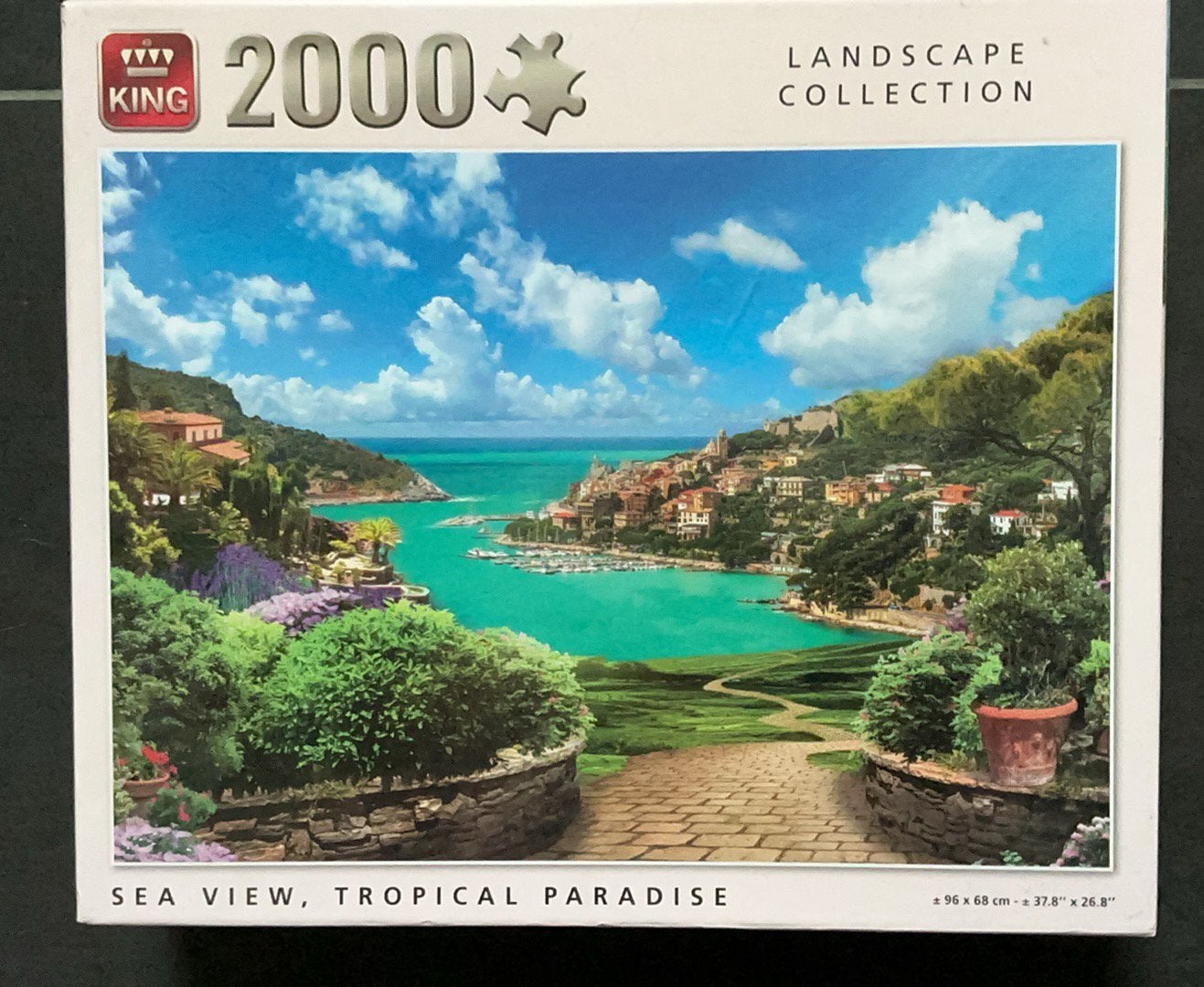 King puzzel 2000 stukjes Sea View NIEUW, Ophalen of Verzenden, Meer dan 1500 stukjes, Nieuw, Legpuzzel