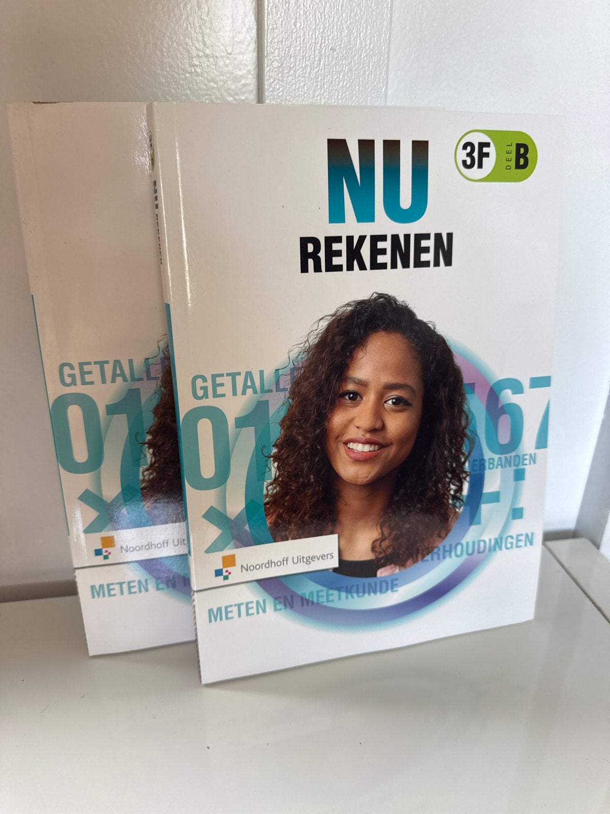 NU Rekenen 3F A en B - Noordhoff Uitgevers, Ophalen of Verzenden, Beta, Zo goed als nieuw, MBO