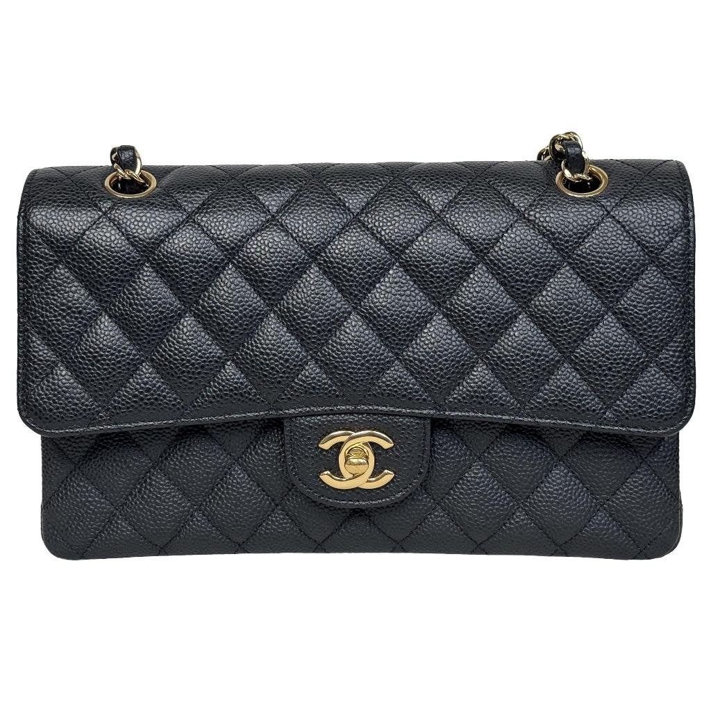 Chanel classic flap medium GHW gold hardware goud handtas