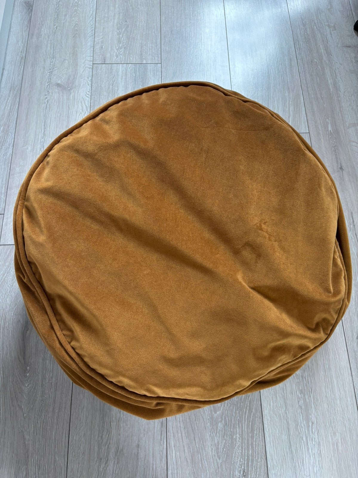 Zitzak poef, Huis en Inrichting, Zitzakken, Ophalen, Zo goed als nieuw, Bruin