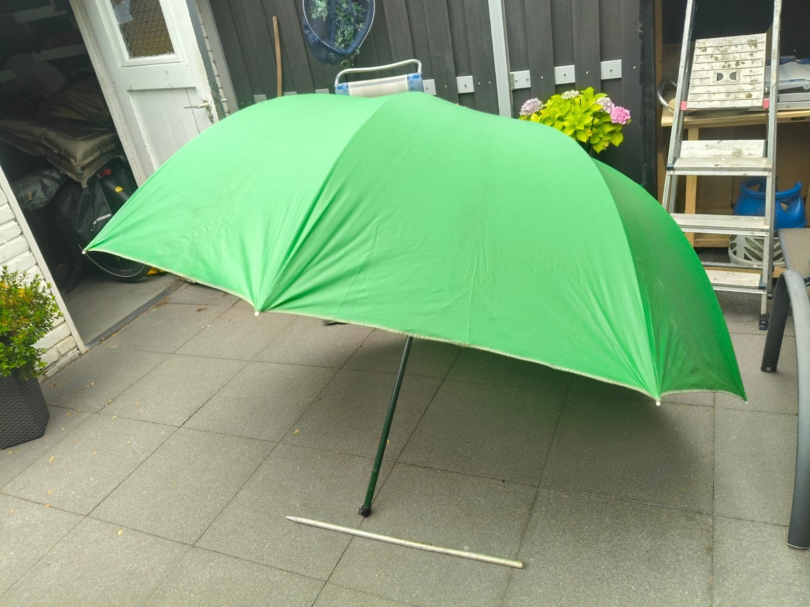 Vis paraplu, Ophalen, Gebruikt