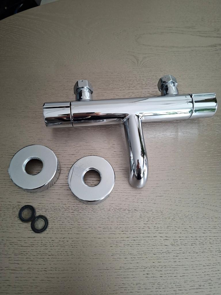Aqua Vive Chroom Douche/bad  Thermostaatkraan - Gebruikt, Ophalen of Verzenden, Gebruikt, Chroom, Douche