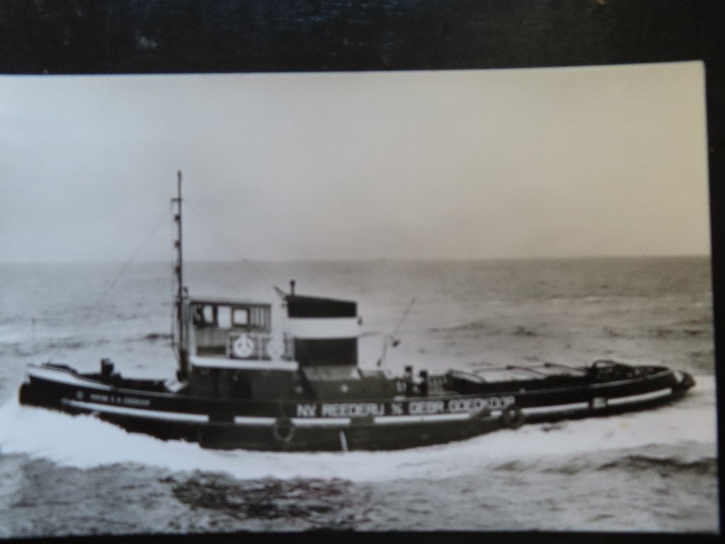 ansichtkaart sleepboot "Marian C.A.  Goedkoop", Verzamelen, Ophalen of Verzenden, Motorboot, Kaart, Foto of Prent