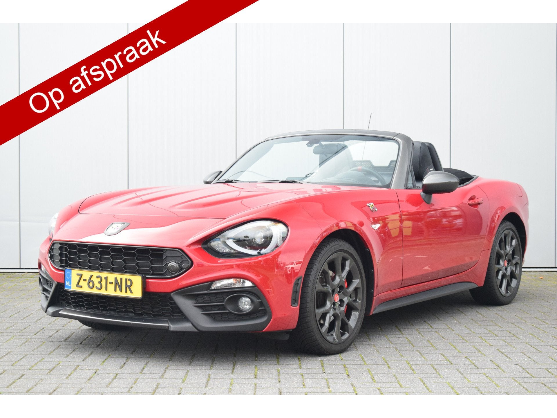 Fiat 124 Spider 1.4 MultiAir Turbo Abarth Leer/Verwarmd Led, Auto's, Automaat, Dealer onderhouden, Gebruikt, 4 cilinders